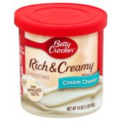 Betty Crocker Glaage Cream Cheese 