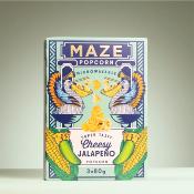 Maze Popcorn Cheesy Jalapeño - Popcorn au Fromage et Piment Jalapeño