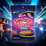 Swedish Fish Mini Bonbons Fraise Pastèque Lumineux