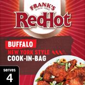 Frank's Red Hot Buffalo Style - Assaisonnement paprika, ail et piment pour poulet avec sachet cuisson