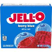 Jell-O Gélatine Saveur Berry Blue Framboise Myrtille