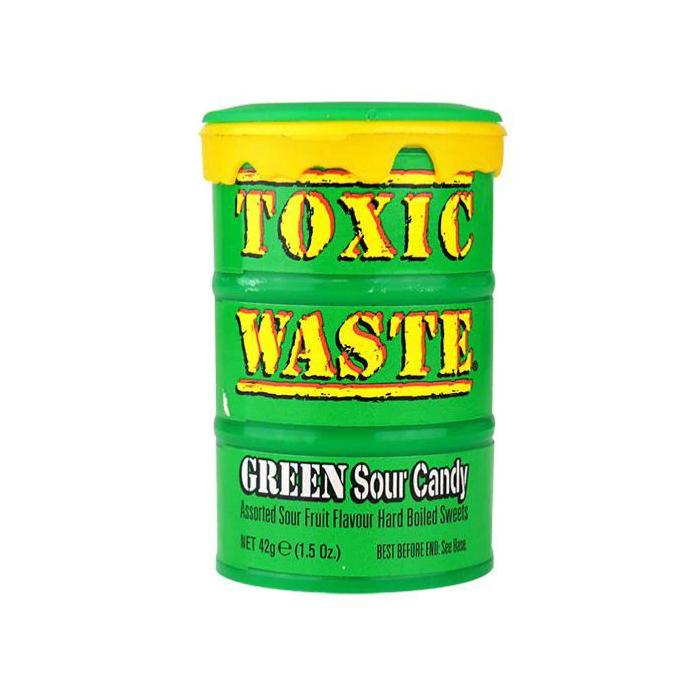 Toxic Waste Bonbons Acidulés Green