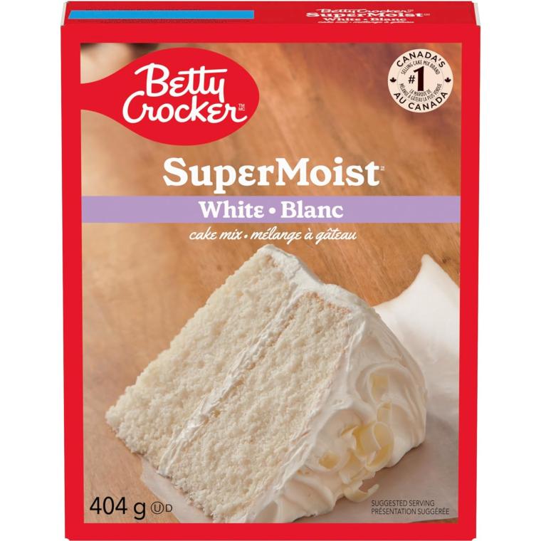 Gâteau Blanc Super Moelleux Betty Crocker