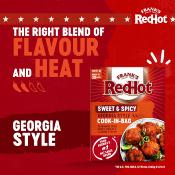 Frank's Red Hot Georgia Style - Assaisonnement miel, ail et piment pour poulet avec sachet cuisson
