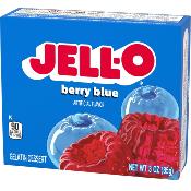 Jell-O Gélatine Saveur Berry Blue Framboise Myrtille