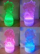 Lampe Veilleuse 3D Univers Anime