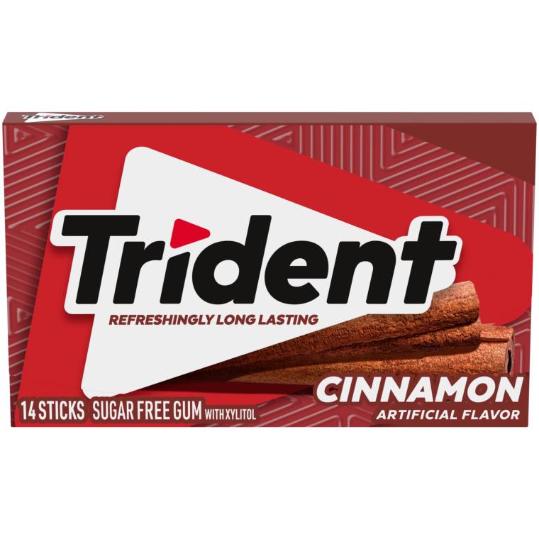 Trident Chewing-Gums Cannelle, Cinnamon Gum