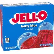 Jell-O Gélatine Saveur Berry Blue Framboise Myrtille