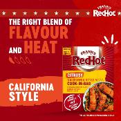 Frank's Red Hot California Style - Assaisonnement citron vert, soja et piment pour saumon avec sachet cuisson