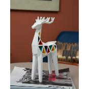 Sculpture Cerf Moderne en Résine 27 cm