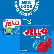 Jell-O Gélatine Saveur Berry Blue Framboise Myrtille