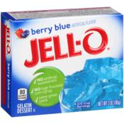 Jell-O Berry Blue Framboise Myrtille