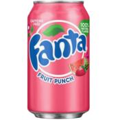 Fanta Fruit Punch / 12 canettes de 355 mL