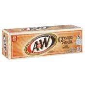 A&W Cream Soda  / 12 canettes de 355 mL