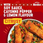 Frank's Red Hot California Style - Assaisonnement citron vert, soja et piment pour saumon avec sachet cuisson