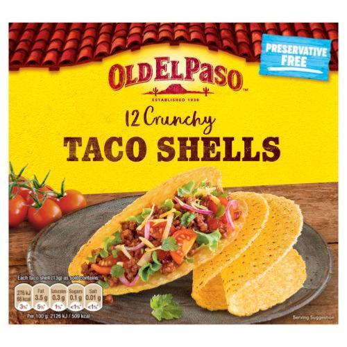 Old El Paso Coquilles Croustillantes pour Tacos