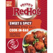 Frank's Red Hot Georgia Style - Assaisonnement miel, ail et piment pour poulet avec sachet cuisson