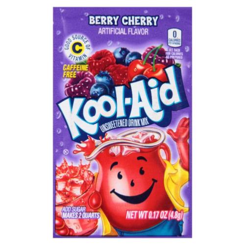 Kool-Aid Fruits Rouges - Berry Cherry (sans sucre)