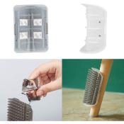 Kit Toilettage Chat Brosses d'Angle et Peignes Fins