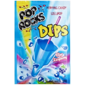 Pop Rocks Sucette et Bonbons Crépitants Framboise Bleue