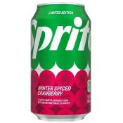 Sprite Canneberge Épicé Soda Hivernal