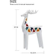 Sculpture Cerf Moderne en Résine 27 cm