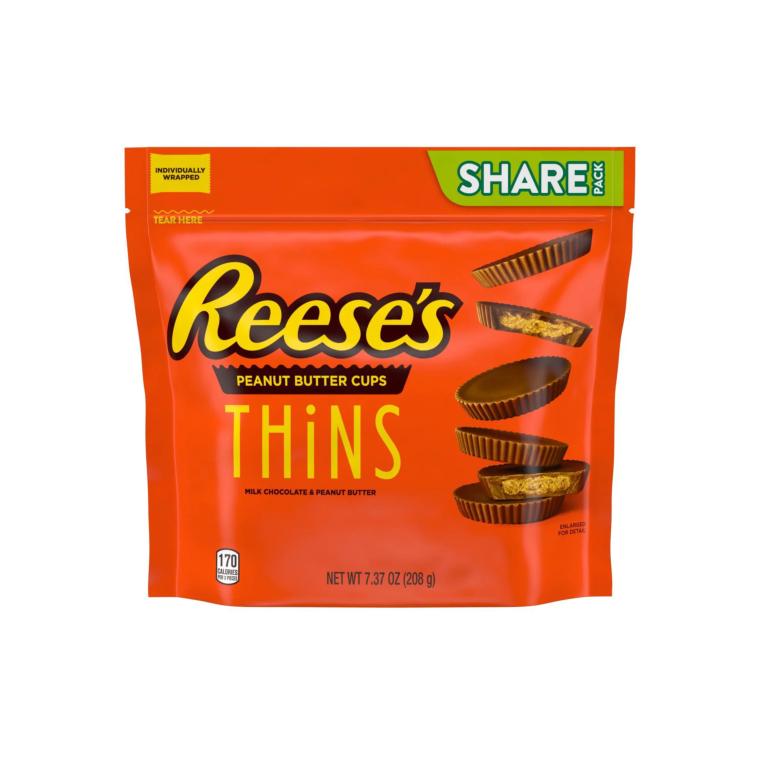 Reese's Cups Thins Beurre de Cacahuète et Chocolat au Lait