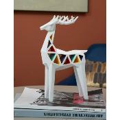 Sculpture Cerf Moderne en Rsine 27 cm
