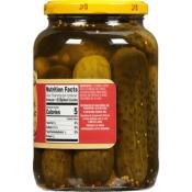 B&G New York Deli Style Pickles - Gros Cornichons à la New-Yorkaise