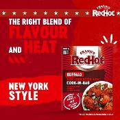Frank's Red Hot Buffalo Style - Assaisonnement paprika, ail et piment pour poulet avec sachet cuisson