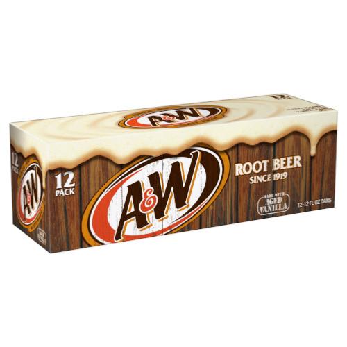 A&W Root Beer (Racinette) / 12 canettes de 355 mL
