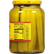 B&G Cornichons à l'Aneth en Bâtonnets avec Épices Entières