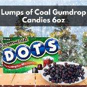 Dots Gommes Lumps of Coal - Saveurs Mûre et Cerise Noire