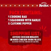 Frank's Red Hot Buffalo Style - Assaisonnement paprika, ail et piment pour poulet avec sachet cuisson