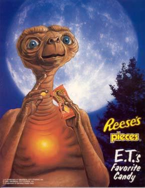 Reese's Pieces E.T.'s Favorite Candy