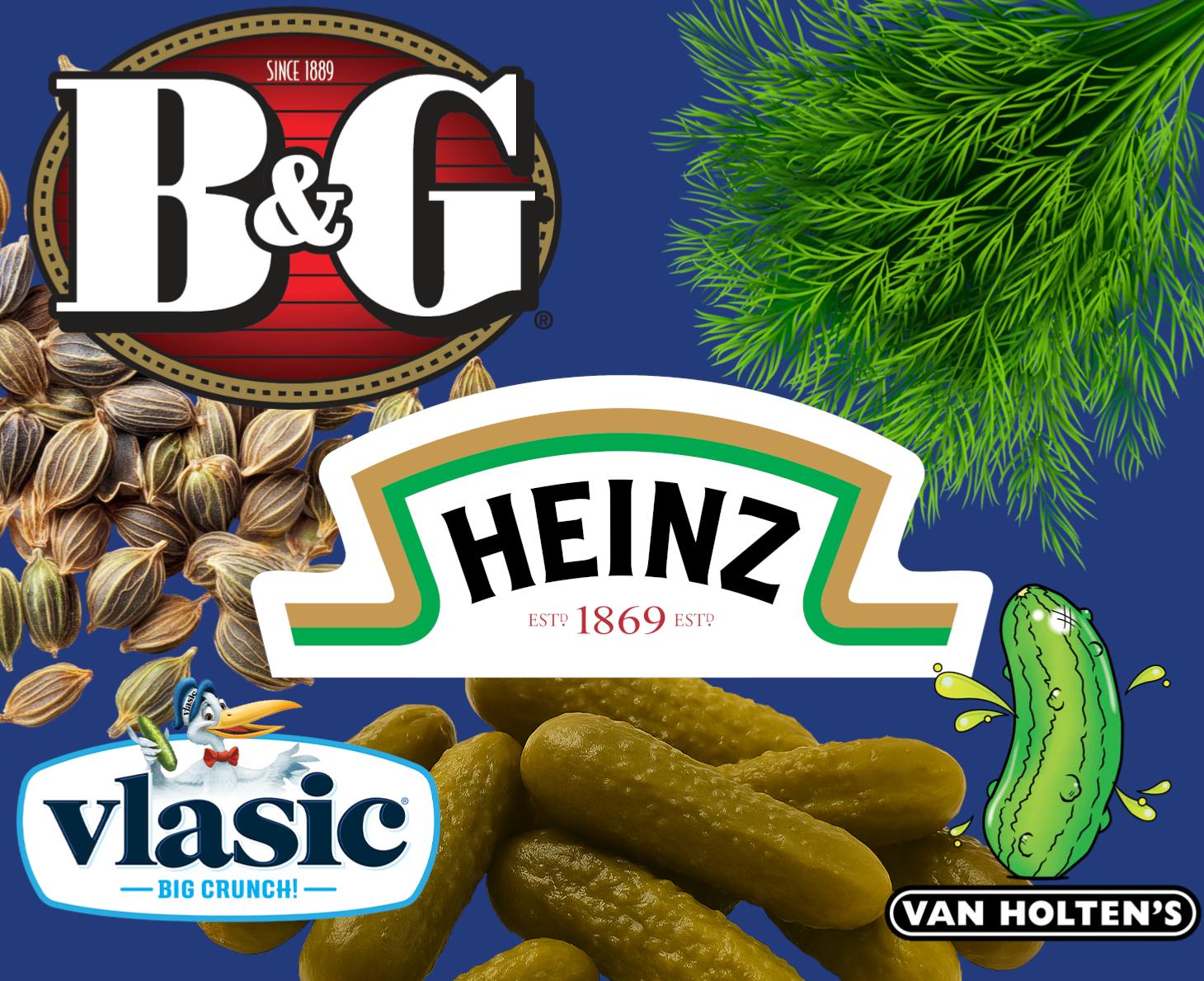 Logo des marques de cornichons disponibles sur Jason's Pantry