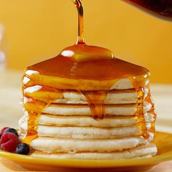 Pancakes, Sirop et Beurre