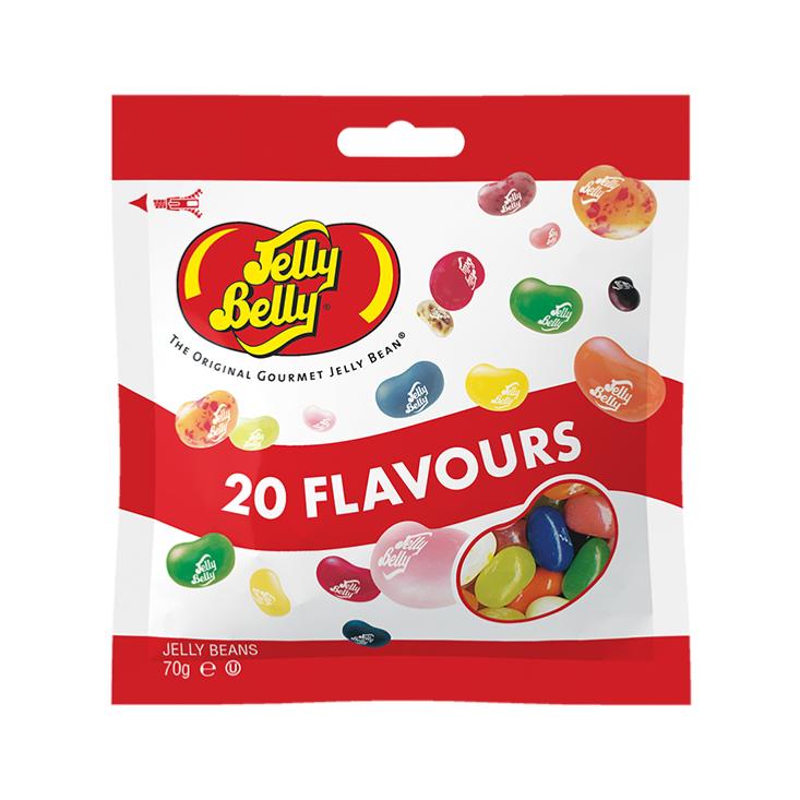 La slection de 20 saveurs Jelly Belly