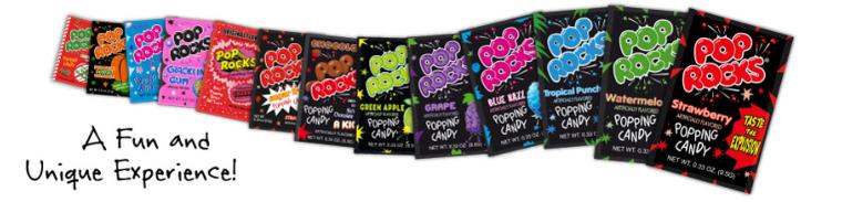 Saveurs Pop Rocks